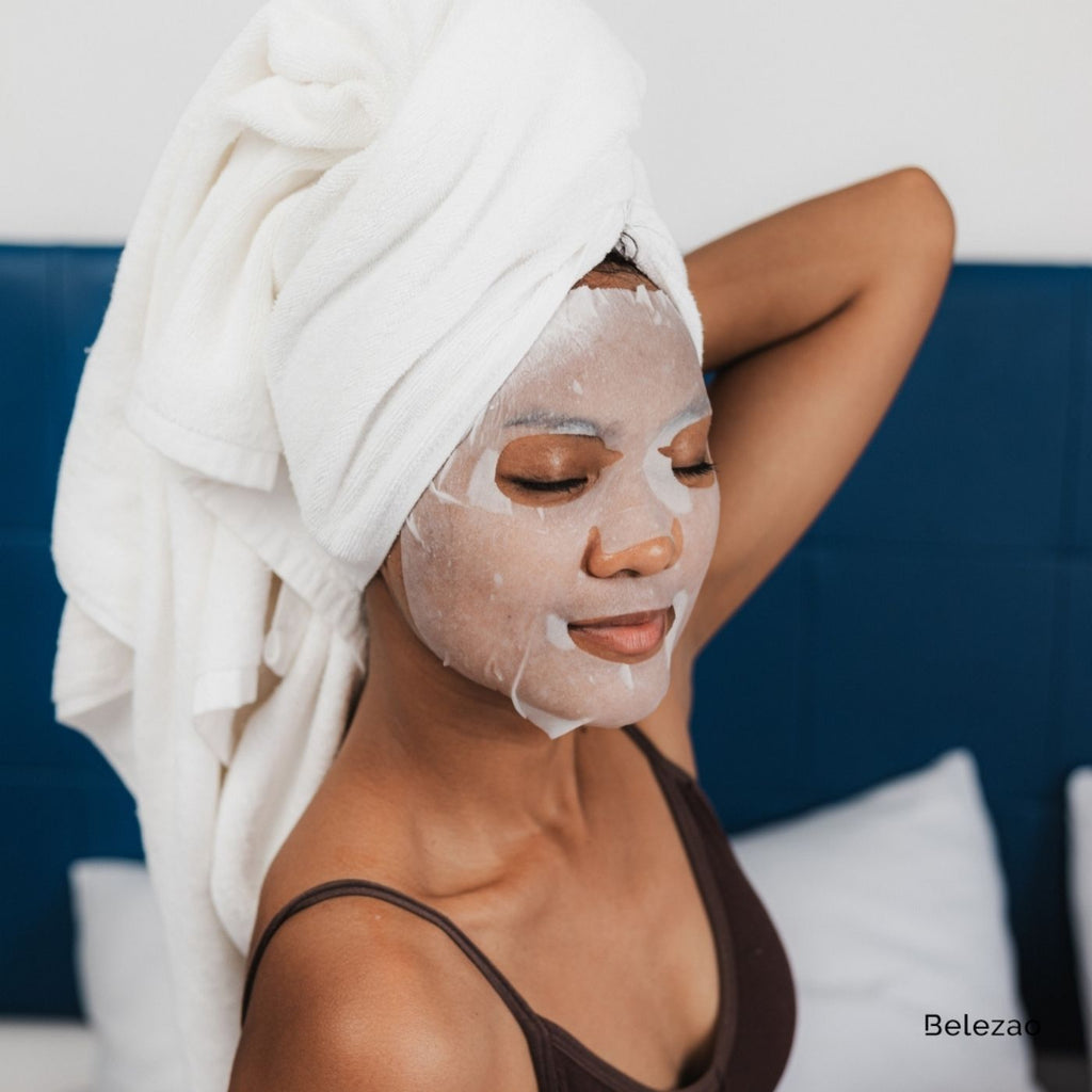 Mascarilla coreana con 5 tipos de ácido hialurónico y bambú biodegradable ✨