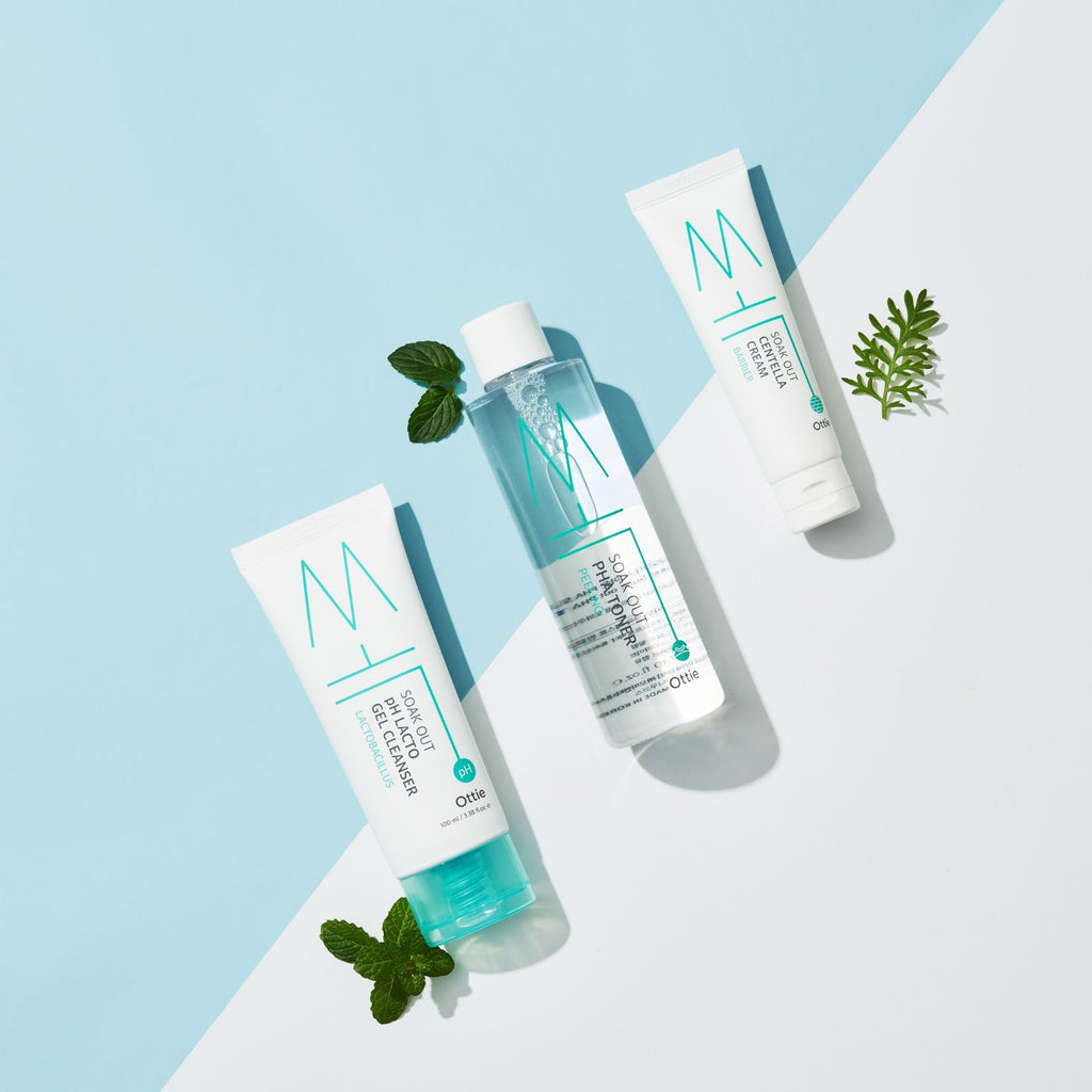 Kit Skincare Ottie con Centella Asiática - Transforma tu Piel en 3 Simples Pasos