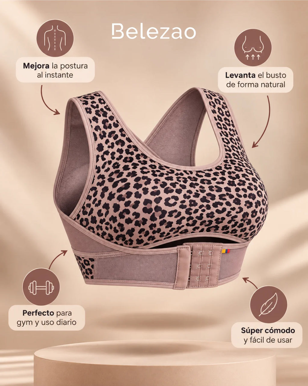 Brasier tipo top corrector de postura 🪶