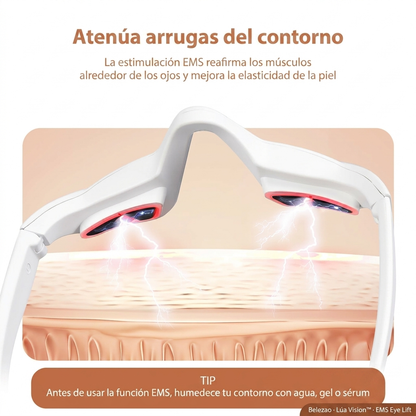 LiftEye Pro™ — Masajeador EMS Antiojeras con Luz Roja