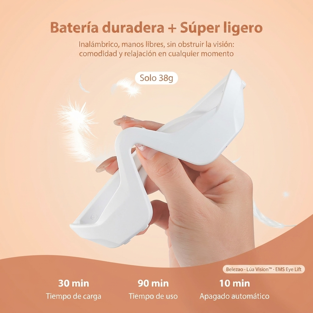 LiftEye Pro™ — Masajeador EMS Antiojeras con Luz Roja