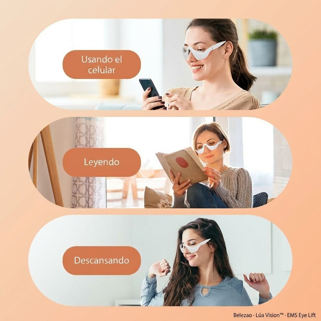 LiftEye Pro™ — Masajeador EMS Antiojeras con Luz Roja